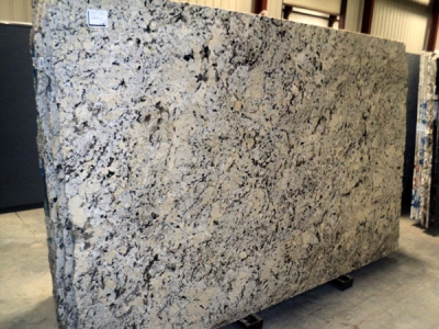 Glacier White Granite Slab 35348