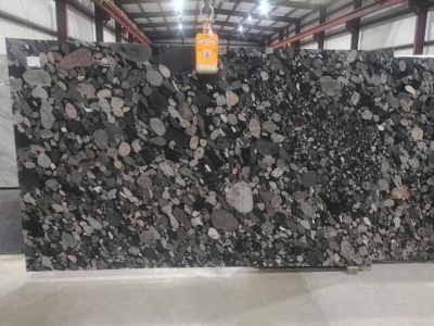 Marinace Black Granite Slab 45967